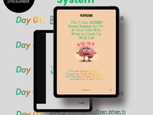 ADHD Focus Reset Cover 7-Day ADHD Focus System for 30–40 Year Olds EBook
