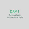 7-Day ADHD Focus System for 30–40 Year Olds EBook