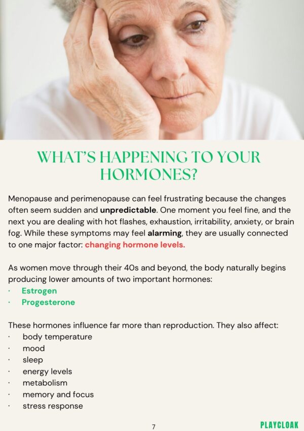 The 7 Day Menopause Relief Ebook For Women Over 40