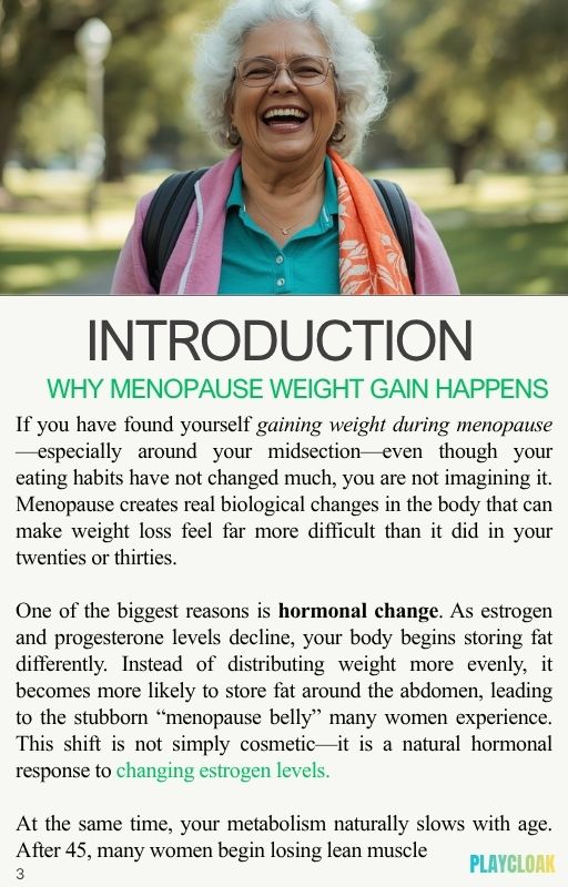 7-Day Step-by-Step Menopause Weight Loss Ebook For Women Over 45