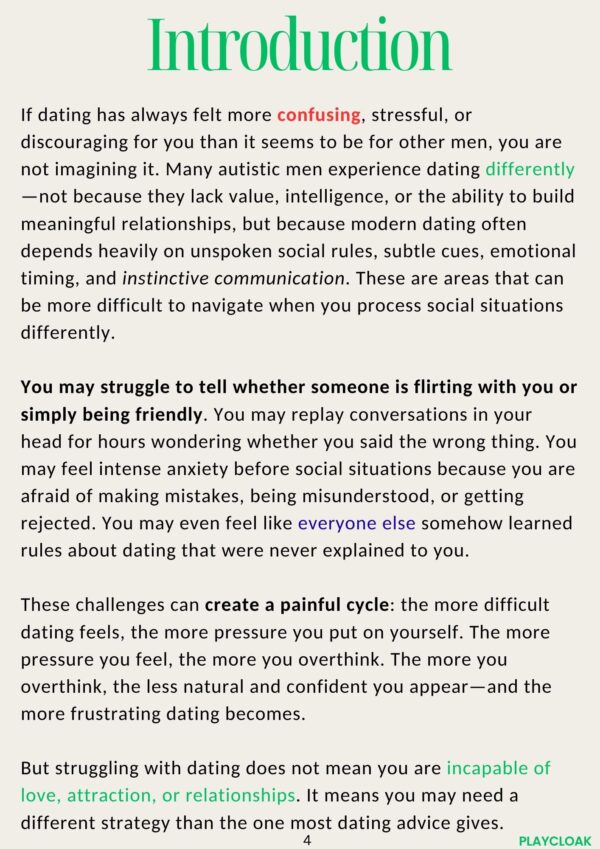 Dating With Autism for Men in Their 20s & 30s Ebook