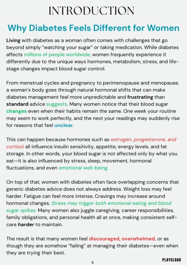 Introduction7 7-Step Guide To Living With Diabetes As A Woman
