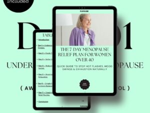The 7-Day Menopause Relief Plan for Women Over 40 cover The 7 Day Menopause Relief Ebook For Women Over 40