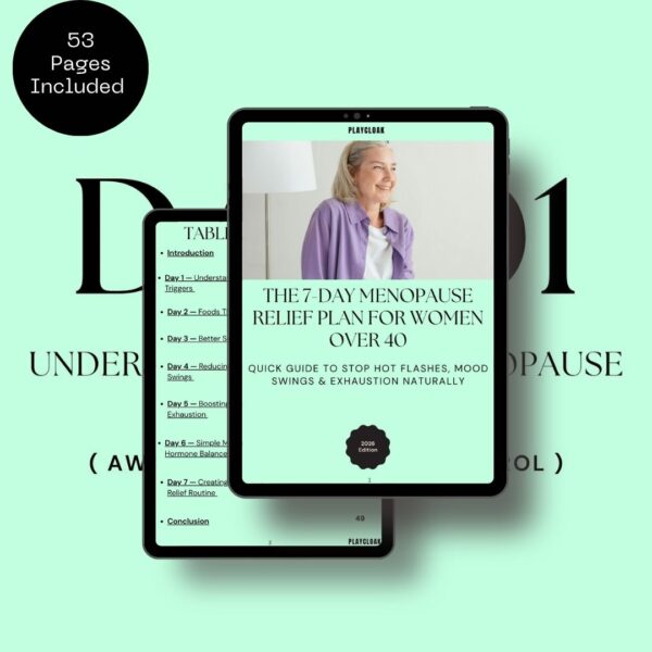 The 7 Day Menopause Relief Ebook For Women Over 40